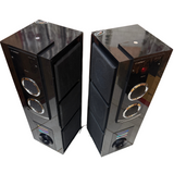 Cemex 15005 MIC 6 Woofer DJ Party Tower Speaker with Karaoke & Recording