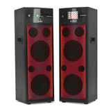 DJ STONE DJ1010 Fire Light Ver1.1 Multimedia Mini DJ Party Bluetooth Tower Speaker. Karaoke Compatible | BT | USB | AUX. Thumping bass. Best for Singing Practice with MIC Volume & ECO Control