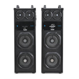 DJ STONE SHAARK MULTIMEDIA DJ PARTY TOWER SPEAKERS. BT/USB/AUX | KARAOKE COMPATIBLE | WITH WIRELESS MIC & REMOTE