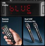 Zebronics Ginox Pro 240W RMS DJ & Karaoke Trolley Speaker | UHF Mic | Reverb