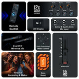 ZEBRONICS New Launch Riser Party DJ Speaker, 210W, Instant Karaoke Maker, Dual Wireless UHF Mic, Dual Bluetooth & USB, AUX, HDMI ARC, Guitar Input, TWS, Powerful 25.4cm Drive, Bass Booster