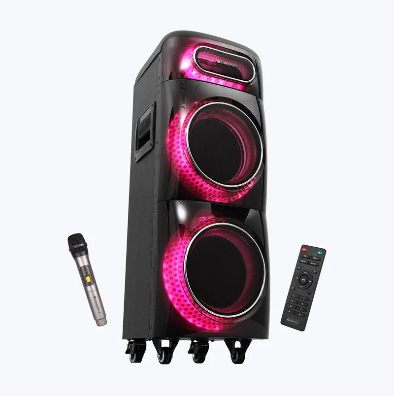 BASSKERVILLE ジャックオーダーター　マルグーチェ　レインボー Zebronics Zeb Sheen 140W RMS Bluetooth Trolley Speaker with