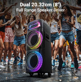 Zebronics Zeb Sheen 140W RMS Bluetooth Trolley Speaker with Karaoke, RGB Lights & Mic