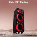 Zebronics Zeb Sheen 140W RMS Bluetooth Trolley Speaker with Karaoke, RGB Lights & Mic