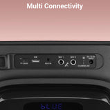 Zebronics Zeb Sheen 140W RMS Bluetooth Trolley Speaker with Karaoke, RGB Lights & Mic