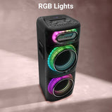 Zebronics Zeb Sheen 140W RMS Bluetooth Trolley Speaker with Karaoke, RGB Lights & Mic
