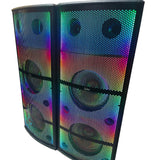 DJ Stone Hard rock  DJ Speaker with 2 wireless UHF MIC |Karaoke | BT | USB | AUX