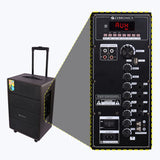 ZEBRONICS Banjo Pro Zeb Monster Pro 2X15L2 LED display, Wireless BT with v4.2 120 W Bluetooth Party trolley  Speaker