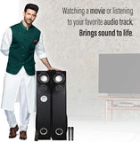 Zebronics 2.0 ZEB-BT8500RUCF MultiMedia Bluetooth tower Speaker System 80W RMS