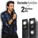 Zebronics 2.0 ZEB-BT8500RUCF MultiMedia Bluetooth tower Speaker System 80W RMS