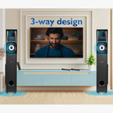 Zebronics ZEB-BT702RUCF Hammer 160W Tower Speaker | 2.0 Channel | Bluetooth | Karaoke | Recording | Remote & Mic Included