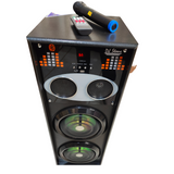DJ STONE BOSS single party tower speaker with single wireless MIC | Karaoke | BT | USB | AUX