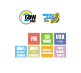 Zebronics 2.0 MultiMedia Bluetooth tower Speaker System ZEB-BT7500RUCF - Tulip Smile