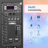 Zebronics Metal Pro Zeb-Monster Pro 2X15L1 15inch trolley speaker Echo / Delay / Reverb / Guitar volume controls | Karaoke compatible with 2 UHF MIC