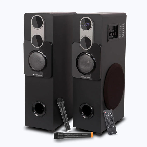 Zebronics Zeb-Boost 500 120W RMS tower speaker | Karaoke compatible | bluetooth | USB | AUX | FM | Zebronics Boost 500 bluetooth tower speaker