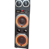 Harmonics sun without MIC multimedia Monster series 100W RMS tower speaker | BT | USB |AUX | TWS