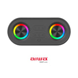 AIWA Nano Blast wireless speaker with RGB lights for home and outdoor music