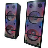 DJ Stone Blast DJ Speaker with 2 wireless UHF MIC |Karaoke | BT | USB | AUX