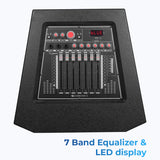 Zebronics Zeb-Mighty Plus 300W RMS DJ Speaker | Karaoke Compatible | Dual UHF Wireless MIC for singing | Echo/ Delay /Guitar volume controls