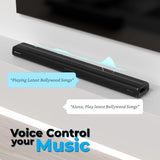 Zebronics ZEB-Jukebar 3820A PRO Alexa Built-in Soundbar 80W RMS | HDMI ARC | Bluetooth 5.0 | Dual Built-in Subwoofers | Smart App Control