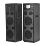 DJ STONE DJ1010 Fire Light Ver1.1 Multimedia Mini DJ Party Bluetooth Tower Speaker. Karaoke Compatible | BT | USB | AUX. Thumping bass. Best for Singing Practice with MIC Volume & ECO Control