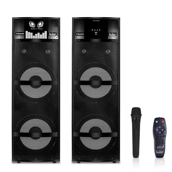 DJ Stone 16000 multimedia DJ tower speaker | bluetooth | USB | AUX