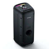 AIWA AW-PS702 party speaker rear panel and connectivity controls