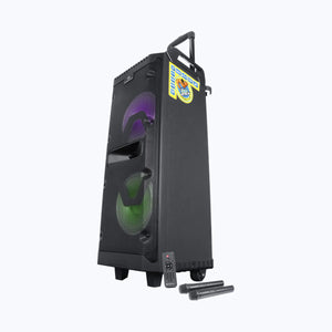 Zebronics Zeb-501 Moving Monster 2X8L party trolley speaker | Karaoke | BT | USB | AUX | FM | bluetooth trolley speaker