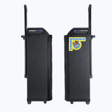 Zebronics Zeb-501 Moving Monster 2X8L party trolley speaker | Karaoke | BT | USB | AUX | FM | bluetooth trolley speaker