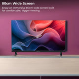 Zebronics ZEB-32P1-E 80 cm Wide Screen Smart LED TV