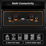 Zebronics Zeb-Bash Speaker Rear Connectivity Ports