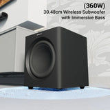Zebronics Zeb-Juke Bar 9920 900W Dolby Atmos Soundbar | 7.1.2 Channel Home Theatre | Wireless Subwoofer | Bluetooth v5.3 | HDMI eARC | Deep Bass