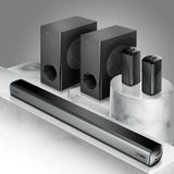 Zebronics Juke Bar 9550 Pro premium Dolby Audio soundbar with dual wireless subwoofers and rear speakers