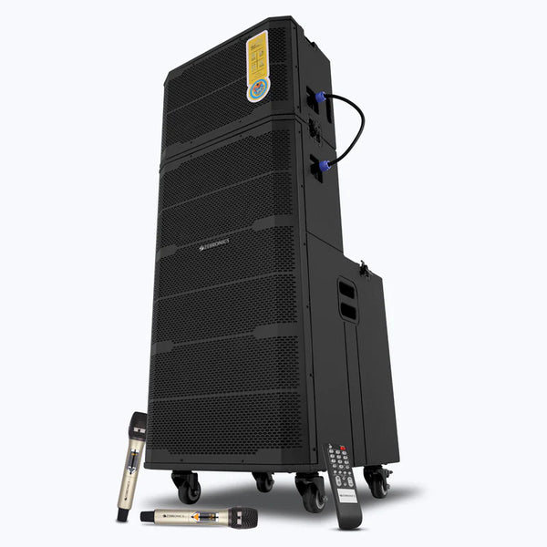 Zebronics Zeb-Mytho Plus bluetooth karaoke professional DJ trolley Zebronics Zeb-Mytho Plus bluetooth karaoke professional DJ trolley