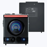 ZEBRONICS New Launch Thrum Party DJ Speaker, 230W, Karaoke, Dual Wireless UHF Mic, Supports Bluetooth, USB, Aux, Guitar Input, Dual 6.3mm Mic Input, Karaoke Maker, DJ BGM Effects, 3D EQ, Bass Booster