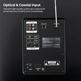 Zebronics Vox Plus Rear Panel Optical Coaxial AUX Connections