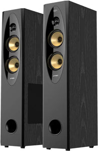 F&D T-60X Pro  120W RMS Bluetooth Tower Speaker  (Black, 2.0 Channel)