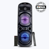 Zebronics Zeb-Thump 222 with RGB Lights, 40W Bluetooth Trolley Speaker, Wireless Mic, Karaoke, TWS & Rechargeable Battery. New