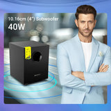 Zebronics Sonata 1 40W subwoofer with 10.16cm driver and bass reflex port