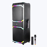 Zebronics ZEB-VOX 100 220W RMS Bluetooth DJ Party Speaker with Dual Wireless Microphones
