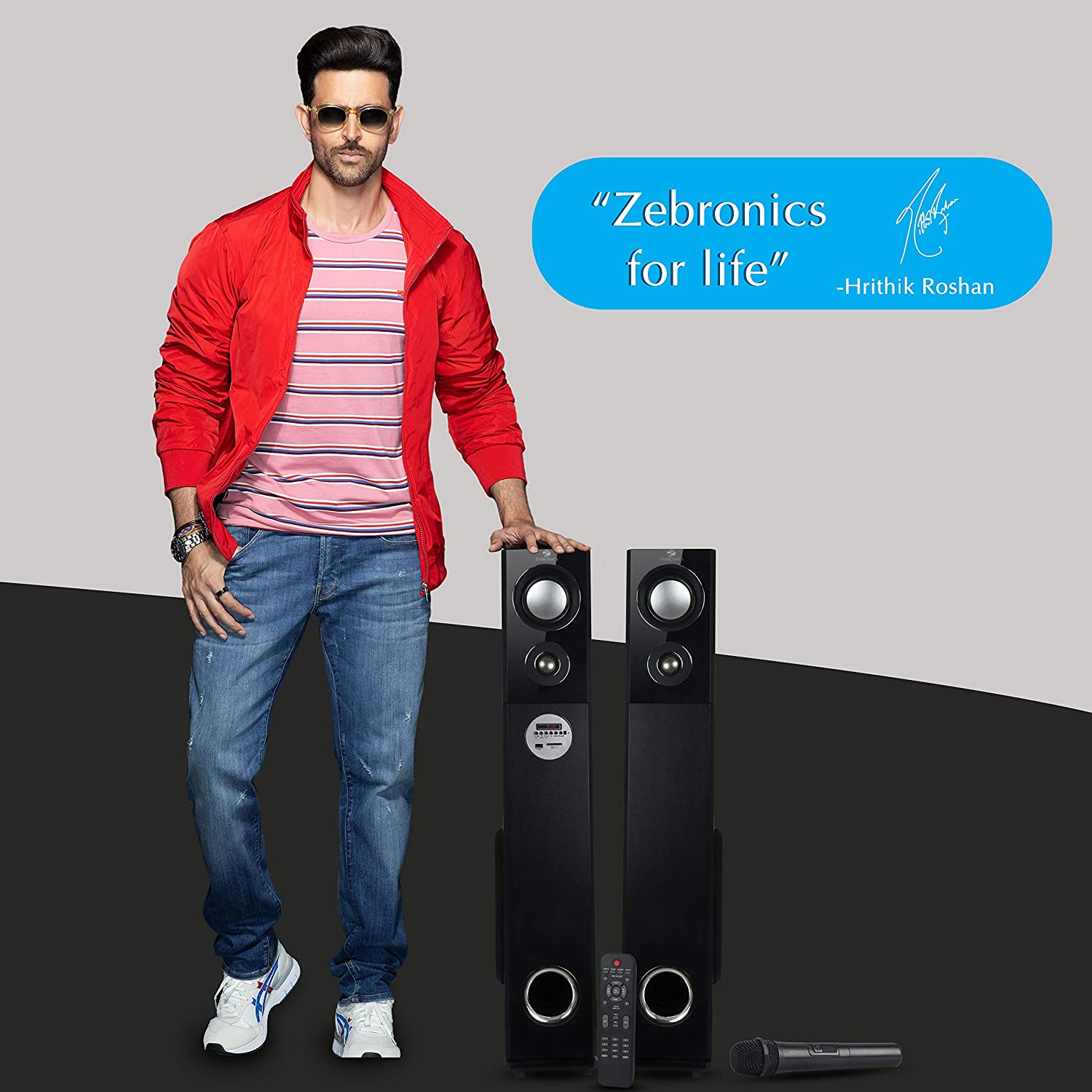 Bt Rucf Zebronics 10400 Tower Bluetooth Tower Speakers Zebronics