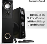 Zebronics 2.0 ZEB-BT8500RUCF MultiMedia Bluetooth tower Speaker System 80W RMS