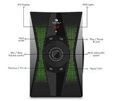 Zebronics Zeb-Sky 2.1 floor standing speaker | RGB light | deep bass | Wireless BT / USB / SD / FM / AUX