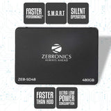 Zebronics ZEB-SD48 480GB 2.5 inch Solid State Drive (SSD), 480GB SSD