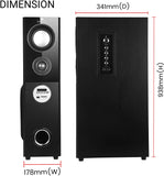 Zebronics 2.0 MultiMedia Bluetooth tower Speaker System ZEB-BT7500RUCF