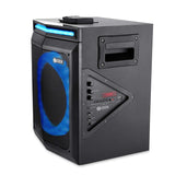 Zoook Party Rocker 100 Watts Bluetooth Party Speaker with Professional Class D Amplifier- 1 Wired & 1 Wireless Mic (Black)