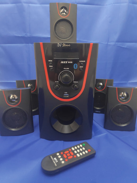 DJ STONE 5.1 808 bluetooth multimedia speaker | FM | USB - Tulip Smile