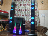 Zebronics Zeb-Sky 2.1 floor standing speaker | RGB light | deep bass | Wireless BT / USB / SD / FM / AUX
