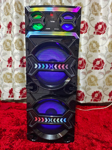 Cemex Audvio T8100 DJ tower speaker wihtout wireless mic model | BT | USB | AUX | FM