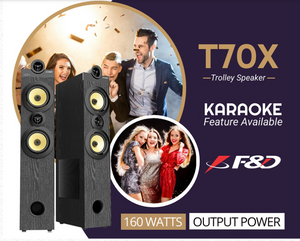 F&D T70X tower speaker 160w bluetooth tower speaker - Tulip Smile